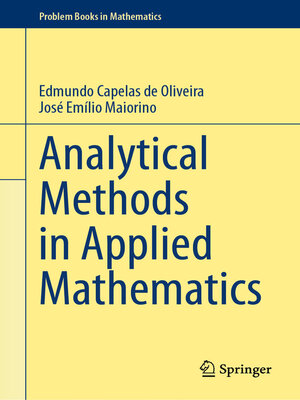 cover image of Analytical Methods in Applied Mathematics
